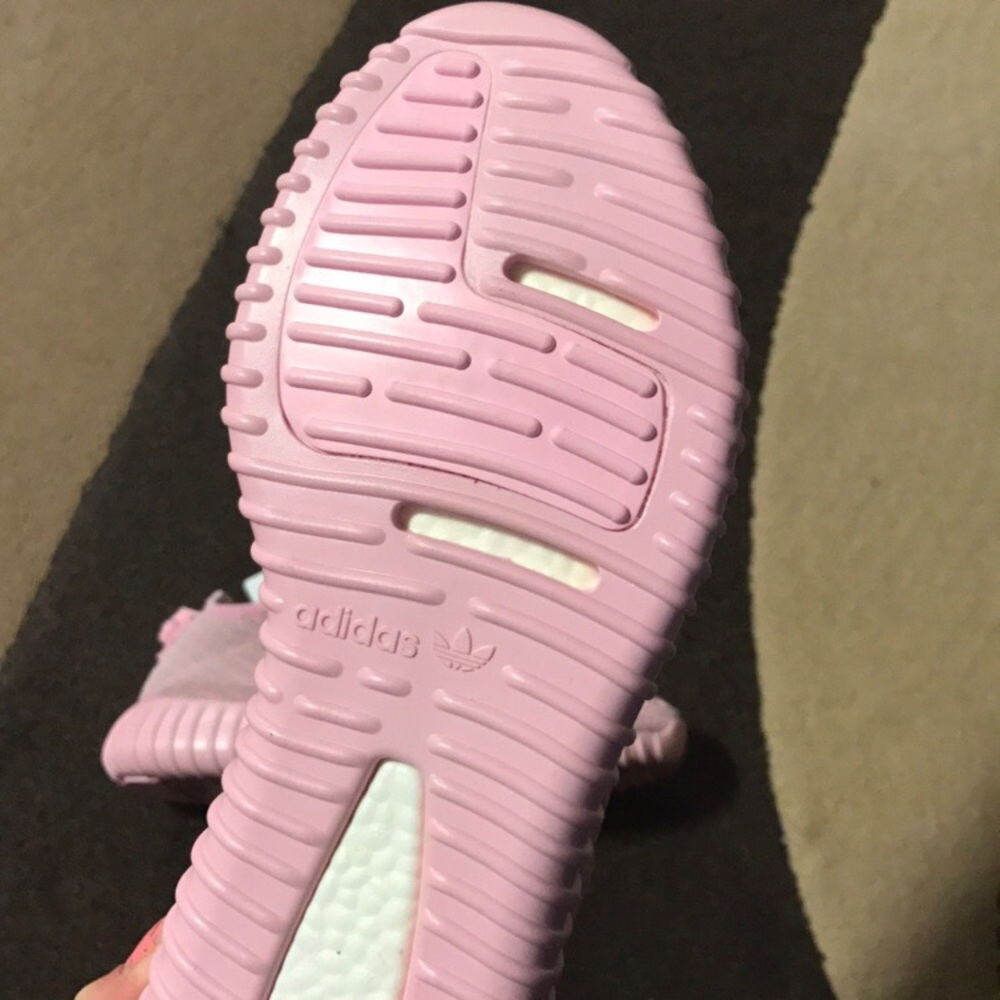 💗💗 Pink Grey Fitness Sneakers Running Shoes - Picture 3 of 4